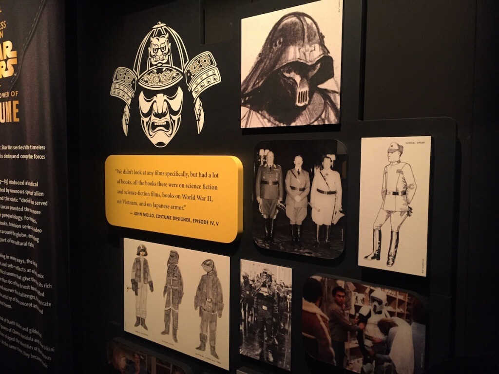 スターウォーズエキシビション　壁面展示物