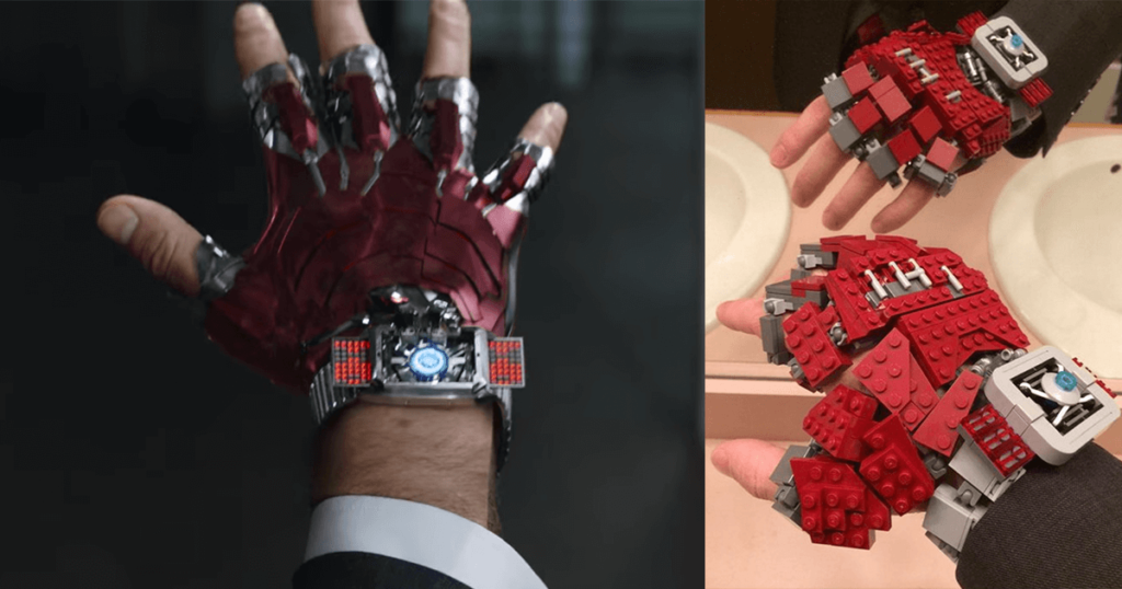 シビルウォーのアイアンマングローブをレゴブロックで再現