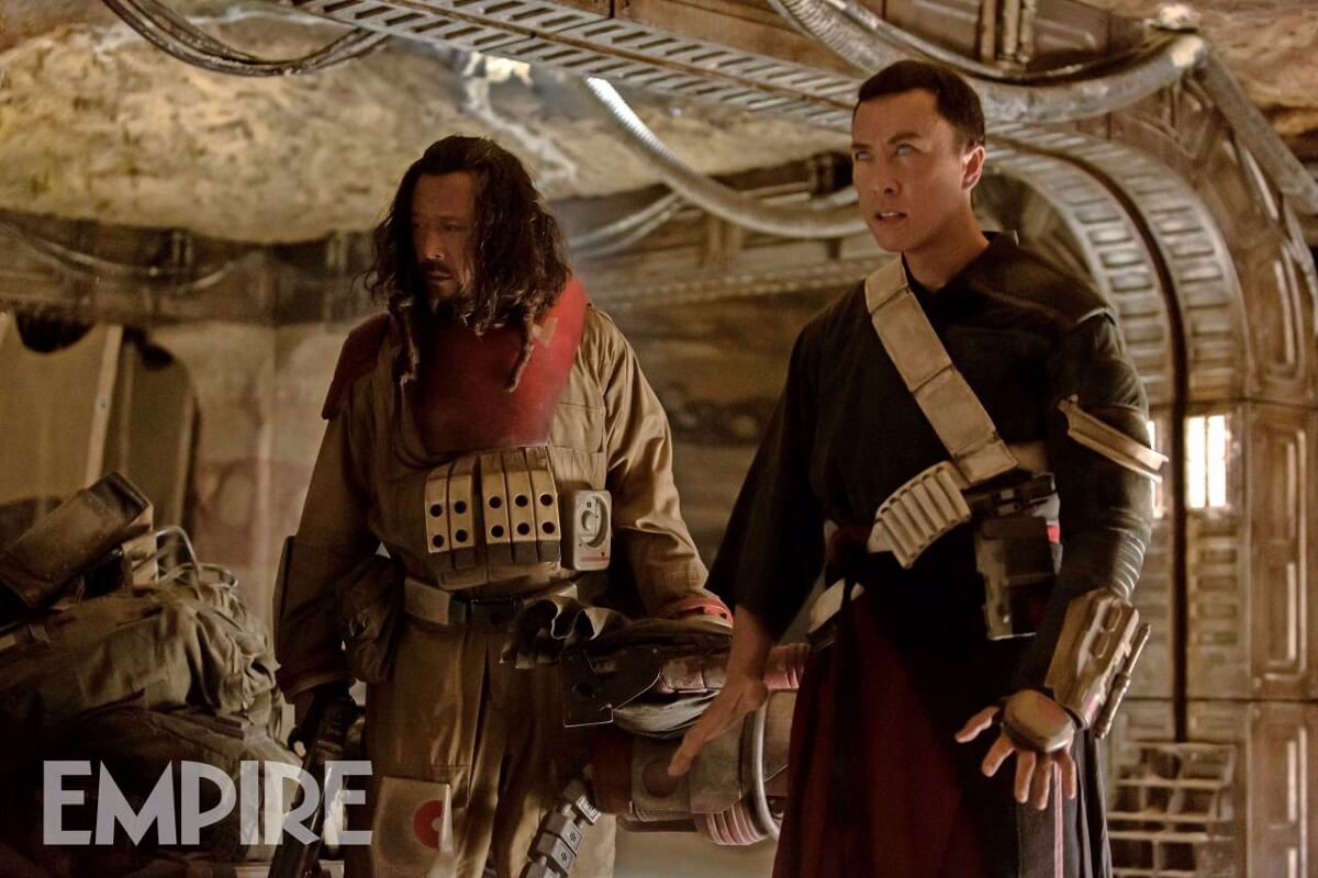 チアルート・イムウェ（ドニー・イェン、右）＆ベイズ・マルバス（チアン・ウェン、左） http://www.empireonline.com/movies/news/rogue-one-two-exclusive-images-show-bodhi-chirrut-baze/