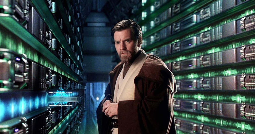 Obi-Wan Kenobi (Ewan McGregor) searches for answers in the library of the Jedi Temple in Star Wars: Episode III Revenge of the Sith. PHOTO: SUPPLIED BY GLOBE PHOTOS INC 2005 K43179