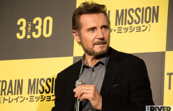 映画『トレイン・ミッション』ジャパン・プレミアで来日のリーアム・ニーソン