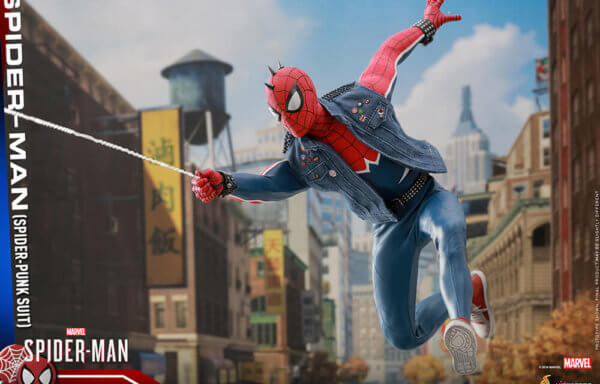 【ビデオゲーム・マスターピース】『Ｍａｒｖｅｌ’ｓ　Ｓｐｉｄｅｒ－Ｍａｎ』１／６スケールフィギュア  スパイダーマン（スパイダー・パンク・スーツ版）