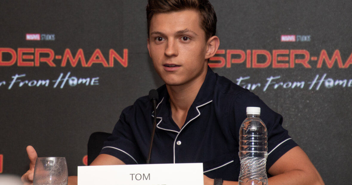 スパイダーマン:ファー・フロム・ホーム バリ 記者会見 トム・ホランド