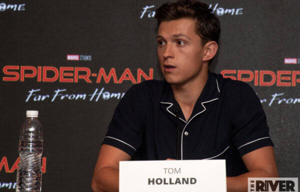 スパイダーマン：ファー・フロム・ホーム バリ 記者会見 トム・ホランド