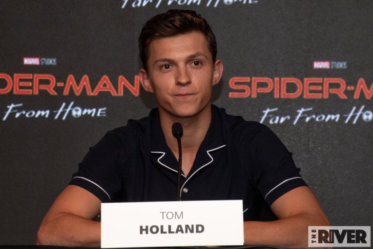 スパイダーマン:ファー・フロム・ホーム バリ 記者会見 トム・ホランド