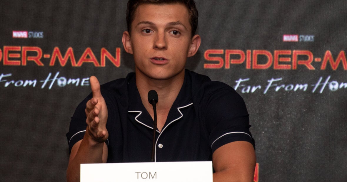 スパイダーマン：ファー・フロム・ホーム バリ 記者会見 トム・ホランド
