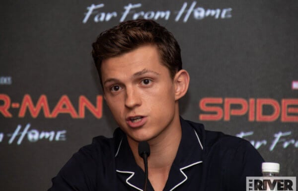 スパイダーマン：ファー・フロム・ホーム バリ 記者会見 トム・ホランド
