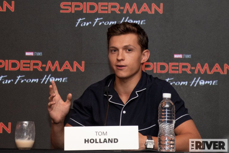 スパイダーマン:ファー・フロム・ホーム バリ 記者会見 トム・ホランド