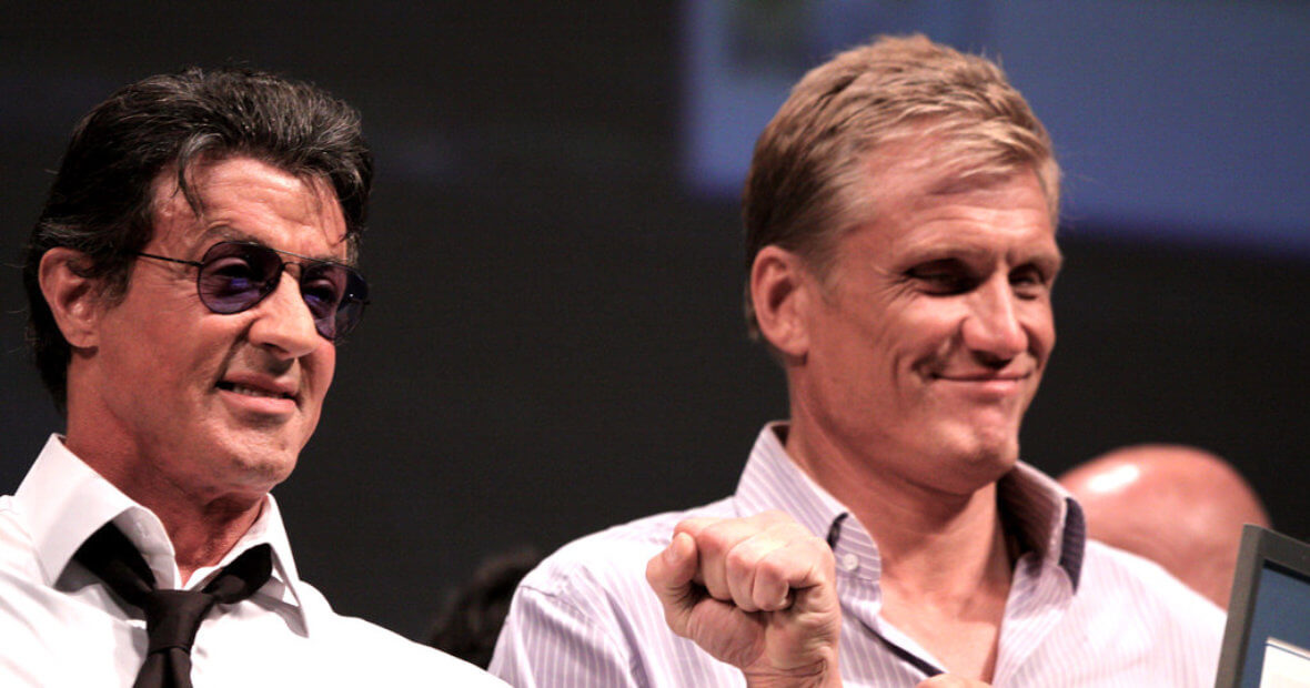 ドルフ・ラングレンとシルヴェスター・スタローン