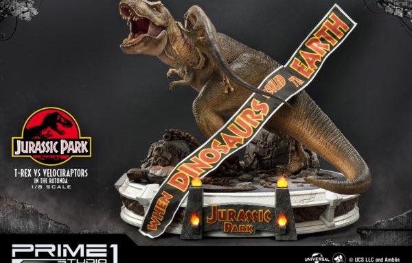 レガシーミュージアムコレクション/ ジュラシック・パーク: T-REX vs ヴェロキラプトル 1/8 スタチュー LMCJP-07