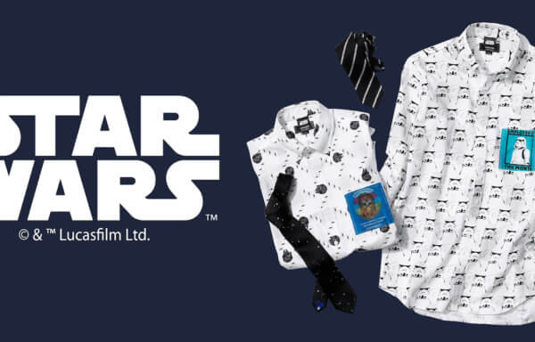 「ニューヨーカー」から「スター・ウォーズ」コレクションが登場！ストームトルーパーやミレニアム・ファルコンをモチーフにしたB.D.シャツな