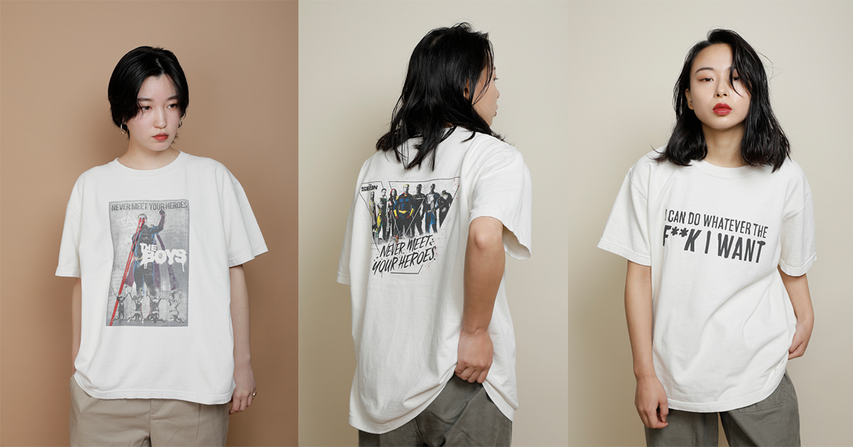 ザ・ボーイズ」コラボTシャツ登場、男女兼用デザイン | THE RIVER