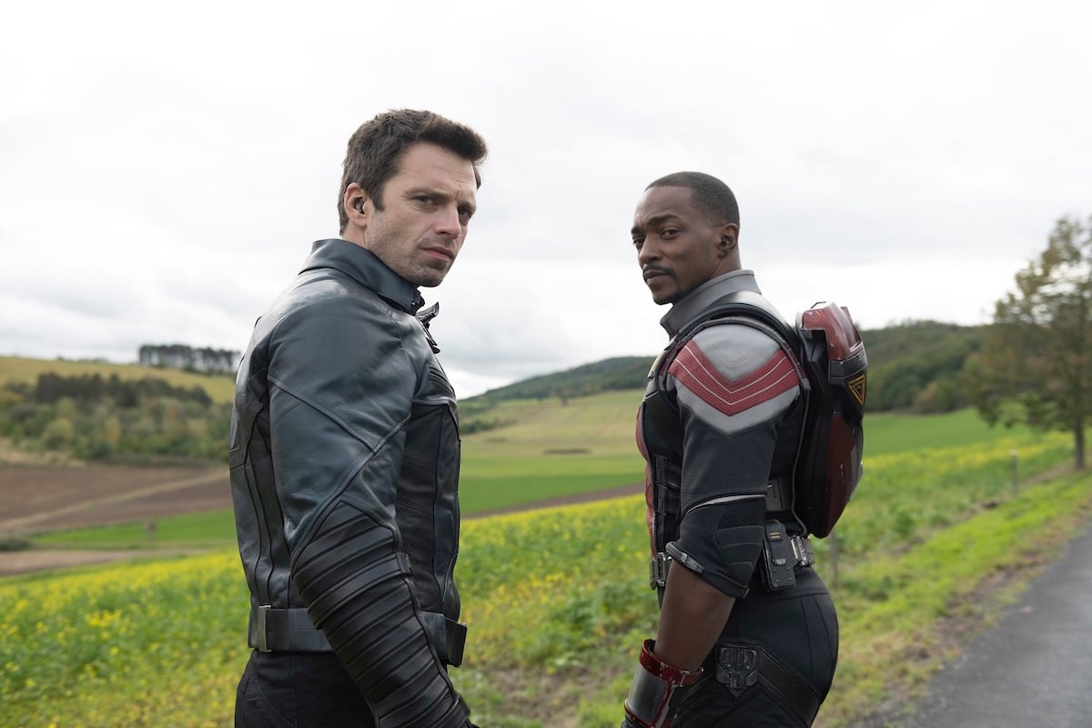 MARVEL キャプテン・アメリカ ウィンター・ソルジャー セバスチャン・スタン アンソニー・マッキー 直筆サイン入り 写真 - 映画関連グッズ