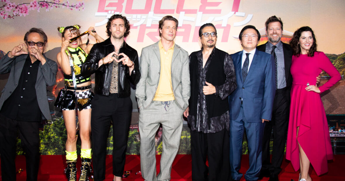 映画『ブレット・トレイン』京都・舞台挨拶 取材撮影写真