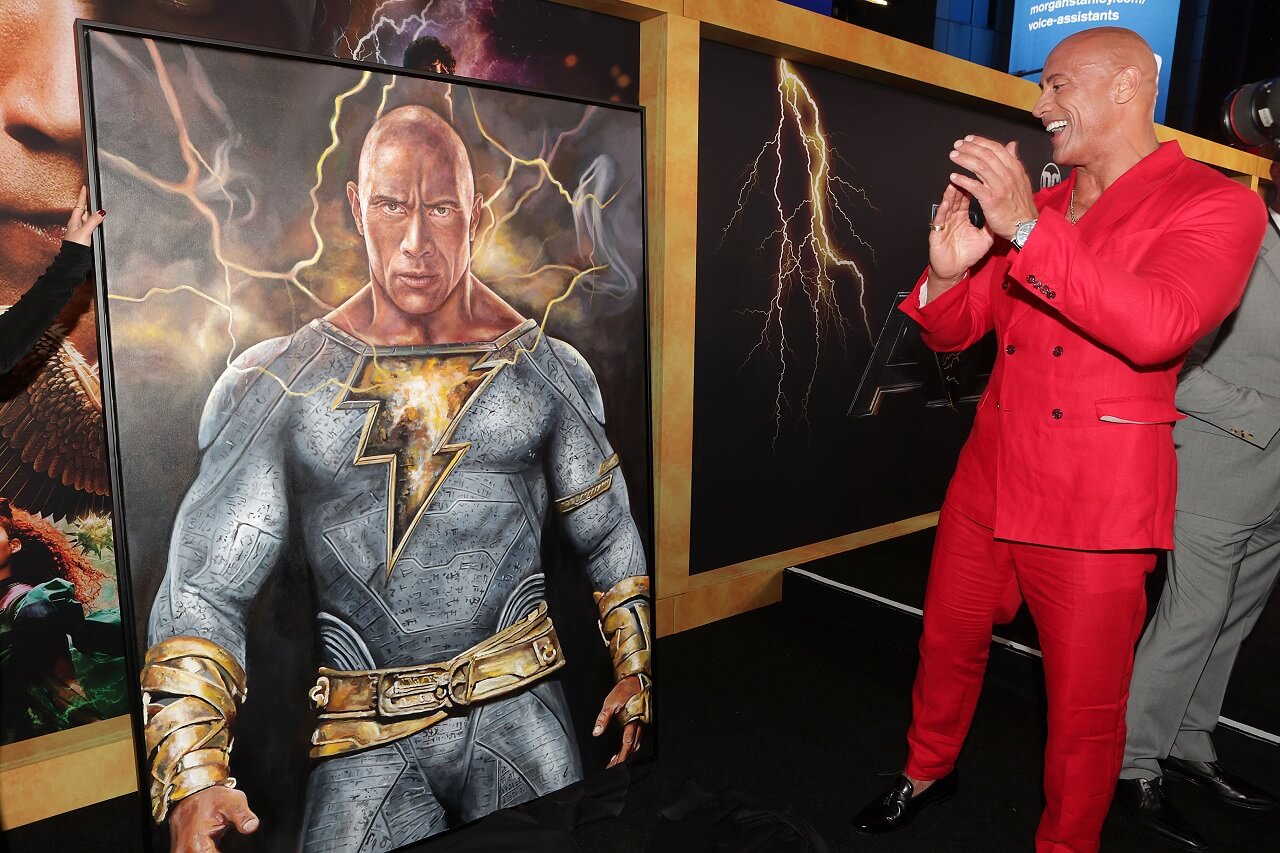 ドウェイン・ジョンソン直筆サイン入り2Lサイズ写真…ブラック