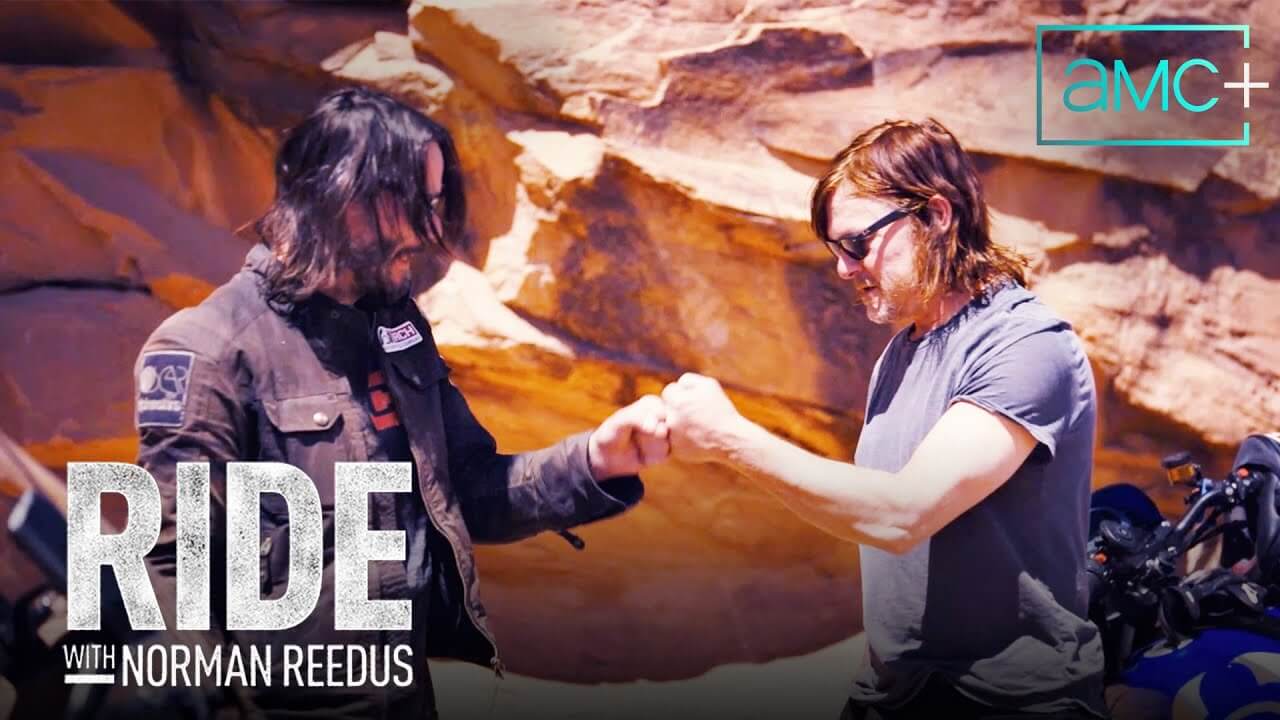 ノーマン・リーダスとキアヌ・リーブスがバイク旅番組で共演 