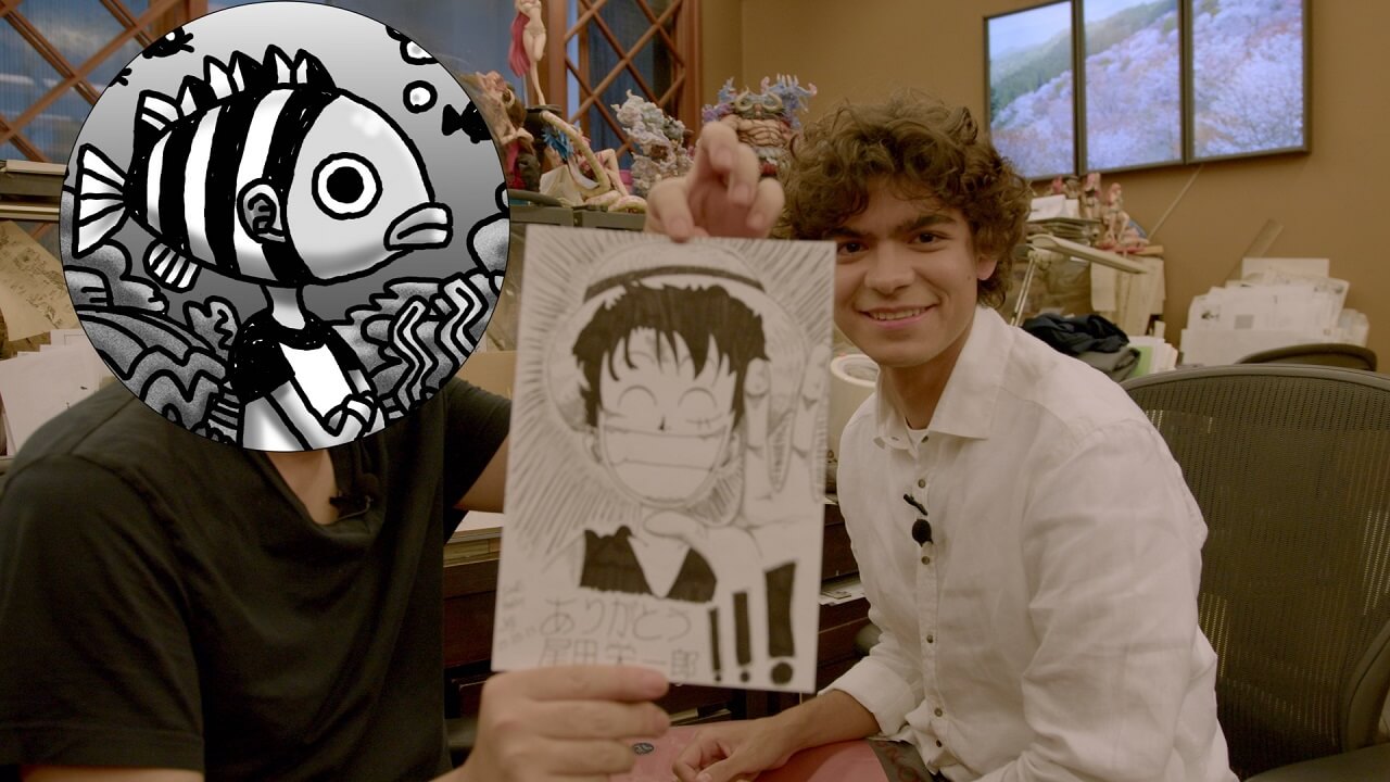 ONE PIECE」実写ルフィ役イニャキ・ゴドイ、尾田栄一郎と念願の対面