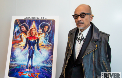 映画『マーベルズ』ニック・フューリー日本語声優 竹中直人さんインタビュー THE RIVER撮影写真