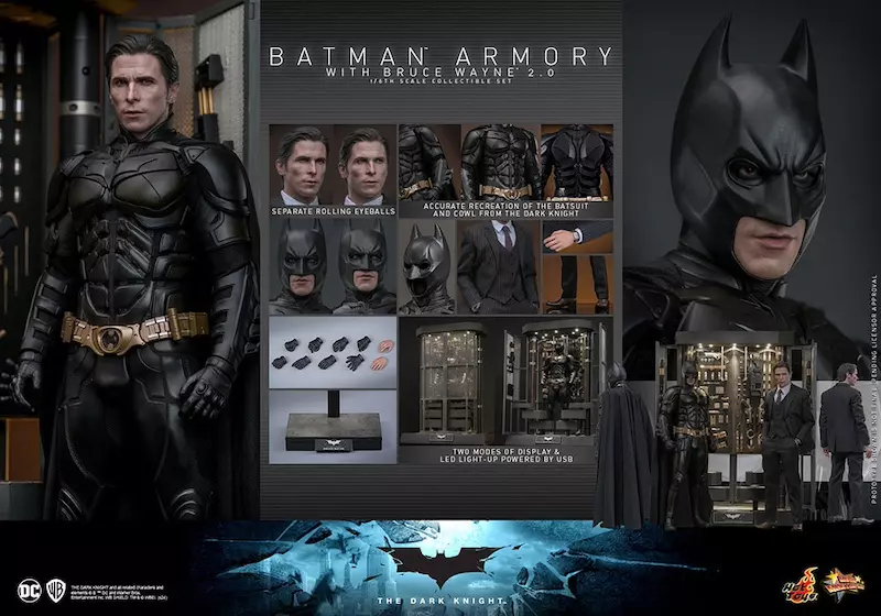 ダークナイト』アップデート版ブルース・ウェインが1/6スケール