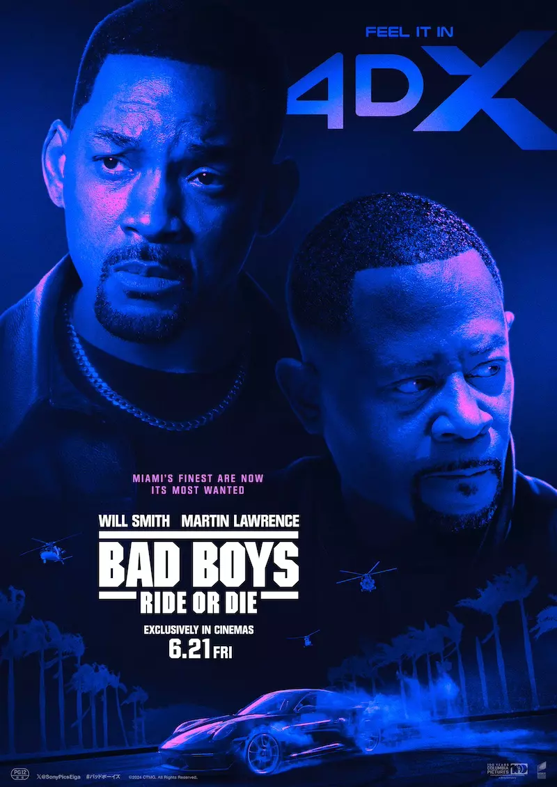 非売品 映画ポスター BAD BOYS RIDE OR DIE バッドボーイズ Bad Boys Ride Or Die movie poster (a) - 11 x 17 - Will Smith