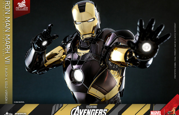 【ムービー・マスターピース DIECAST】 『アベンジャーズ』1/6スケールフィギュア　 アイアンマン・マーク7（ブラック＆ゴールド版）
