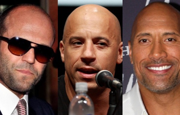 Jason Statham Vin Diesel Dwayne Johnson