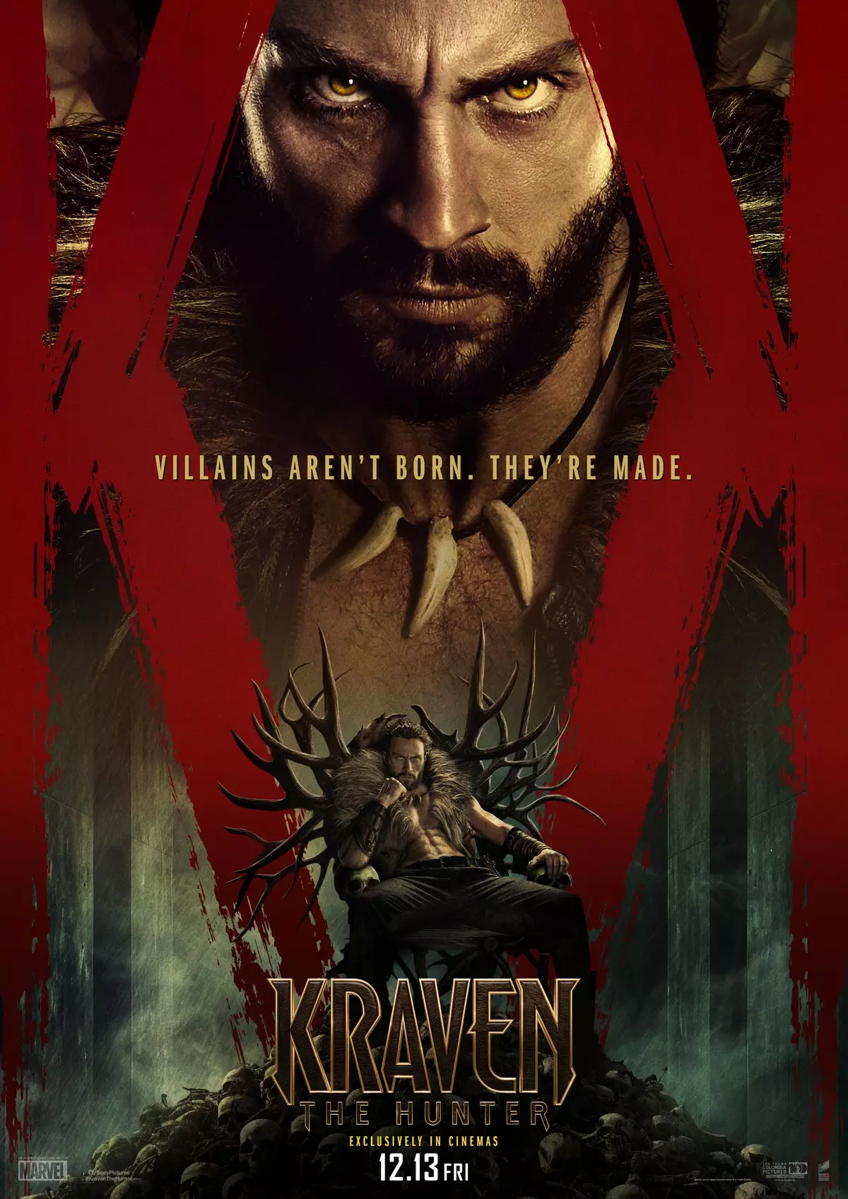マーベル『クレイヴン・ザ・ハンター』12月13日、日米同時公開
