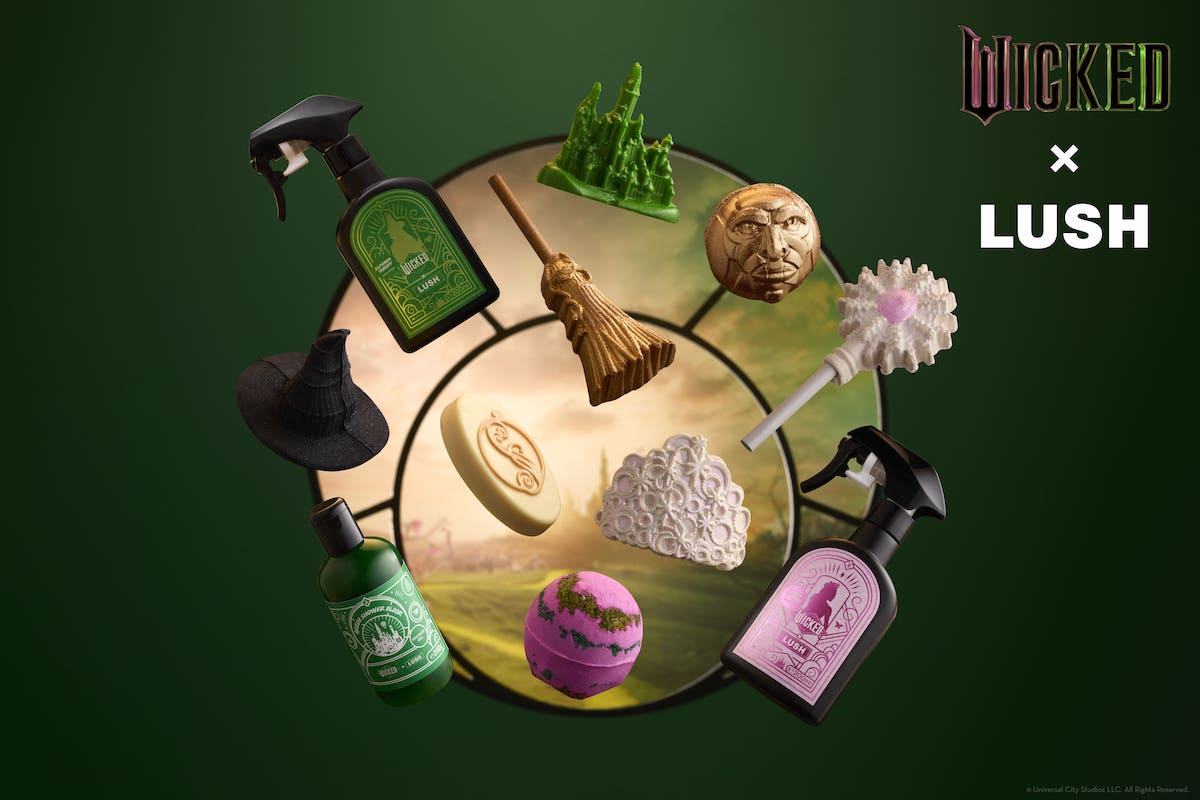 LUSH『ウィキッド ふたりの魔女』コラボ ─ シャワーやバス
