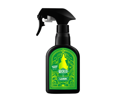 【ほぼ未使用☆】LUSH ウィキッド コラボ グリンダボディスプレー 200ml ラッシュマイクラコラボ LUSH ウィキッド 浸 コラボ グリンダ