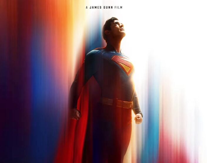 新映画『スーパーマン』ポスターが公開、初予告編まもなく解禁
