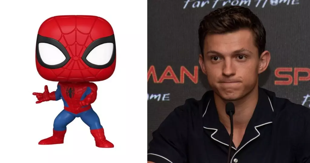トム・ホランド、スパイダーマンのFunko Pop!を全種類集めて飾っていた