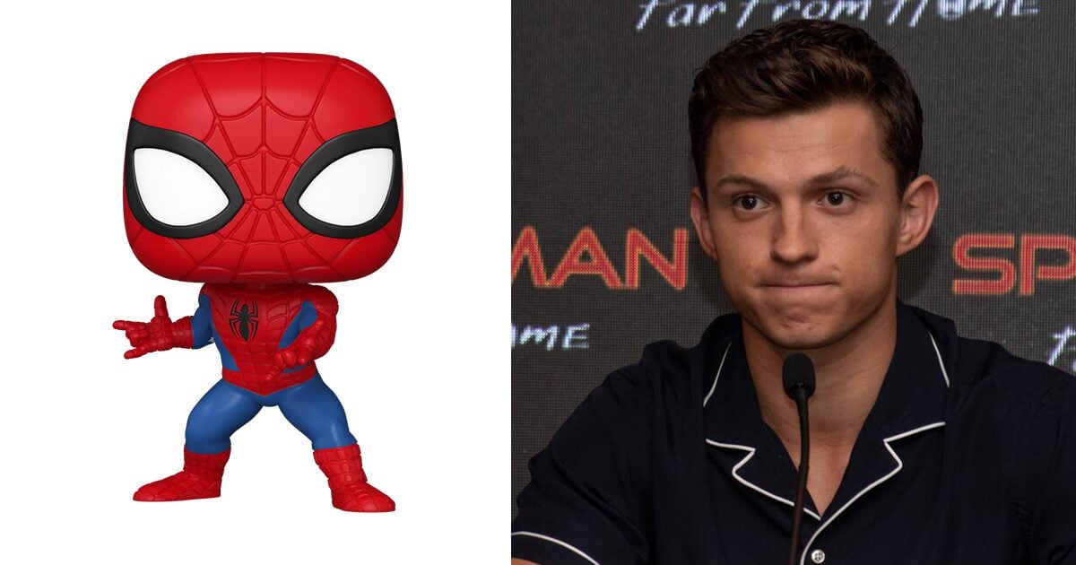 トム・ホランド、スパイダーマンのFunko Pop!を全種類集めて飾っていた