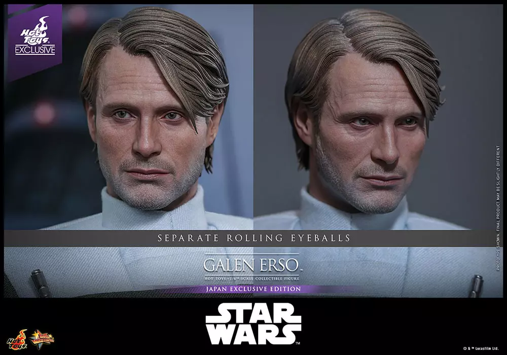 1/6 ホットトイズ hottoys DAMTOYS マッツ・ミケルセン ヘッド マッツ・ミケルセン1500体限定ゲイレン・アーソがホットトイズで