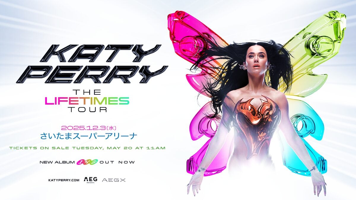 ケイティ・ペリー来日公演決定、12月3日さいたまスーパー
