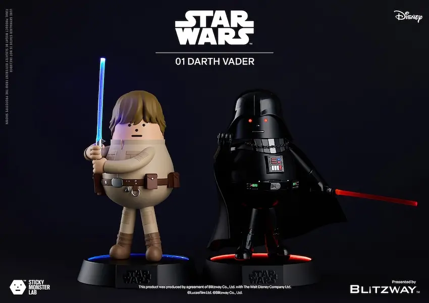 スターウォーズ　スティッキーモンスターラボ コンプリート　デススターおまけ スター・ウォーズ』みんな体操座りしてる「スティッキー