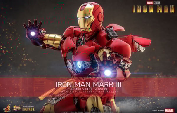 【ムービー・マスターピース DIECAST】 『アイアンマン』 1/6スケールフィギュア　アイアンマン・マーク3（アーマー・スーツアップ版）