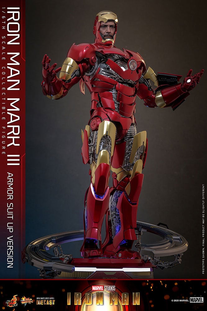 【ムービー・マスターピース DIECAST】 『アイアンマン』 1/6スケールフィギュア　アイアンマン・マーク3（アーマー・スーツアップ版）