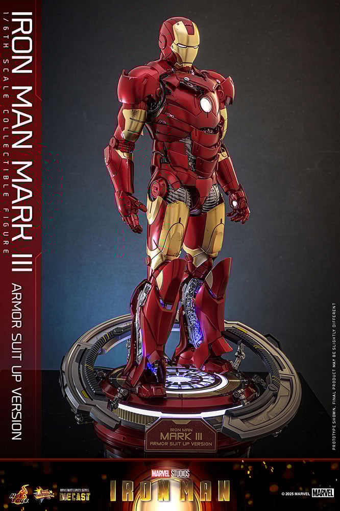 【ムービー・マスターピース DIECAST】 『アイアンマン』 1/6スケールフィギュア　アイアンマン・マーク3（アーマー・スーツアップ版）