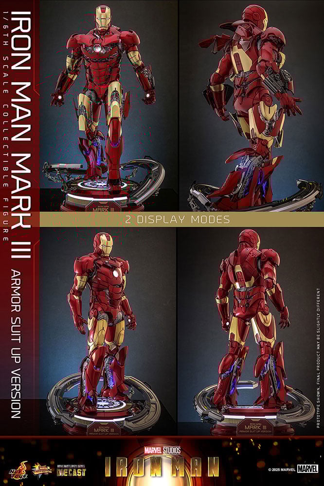 【ムービー・マスターピース DIECAST】 『アイアンマン』 1/6スケールフィギュア　アイアンマン・マーク3（アーマー・スーツアップ版）