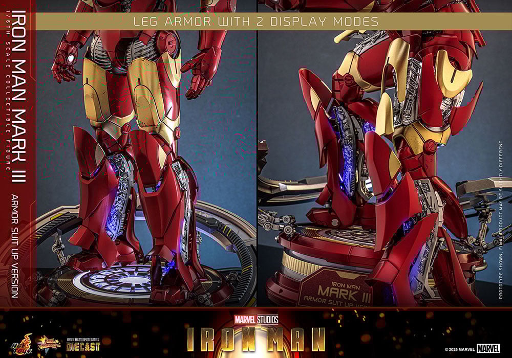 【ムービー・マスターピース DIECAST】 『アイアンマン』 1/6スケールフィギュア　アイアンマン・マーク3（アーマー・スーツアップ版）