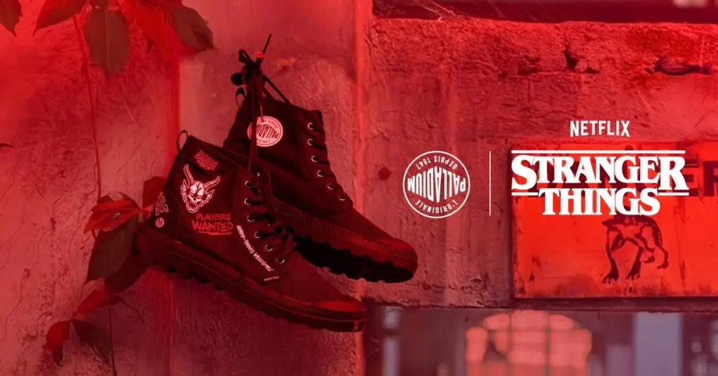 ストレンジャー・シングス」コラボのブーツスニーカー、パラディウム