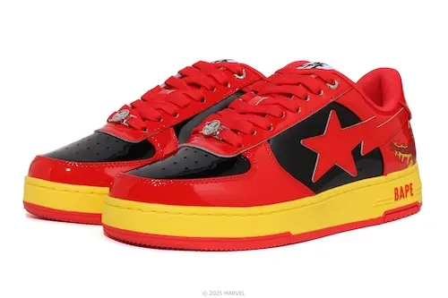 超希少【BAPE】マーベル・ファンタスティック・フォー スニーカーセット BAPE A BATHING APE × MARVEL BAPE STA 6カラーが9/4に国内発売予定