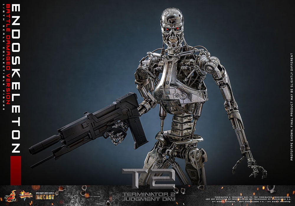 【ムービー・マスターピース DIECAST】  『ターミネーター2』 1/6スケールフィギュア　エンドスケルトン（バトルダメージ）