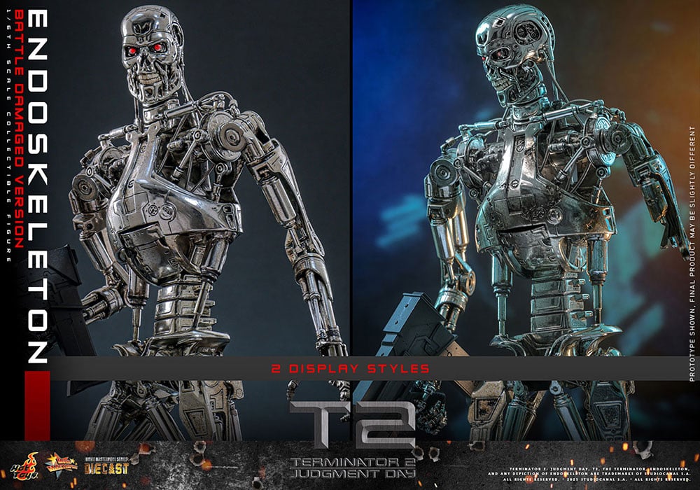 【ムービー・マスターピース DIECAST】  『ターミネーター2』 1/6スケールフィギュア　エンドスケルトン（バトルダメージ）