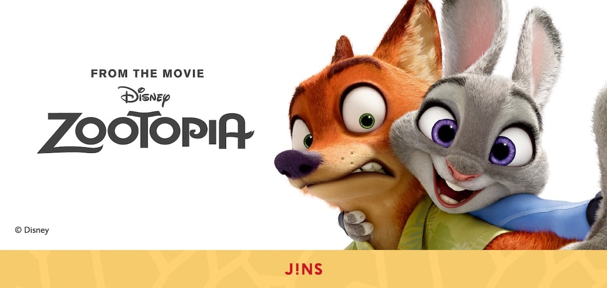 JINS『ズートピア』コラボのアイウエア登場 ─ ジュディとニック