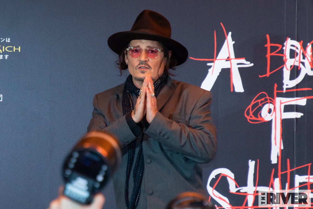 ジョニー・デップ 来日記者会見