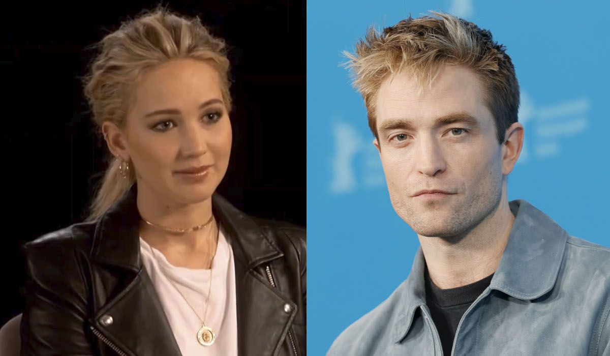 ジェニファー・ローレンス & ロバート・パティンソン 直筆サイン入り写真　B 性的シーンも気まずさなし、安心できる共演相手 ─ ロバート