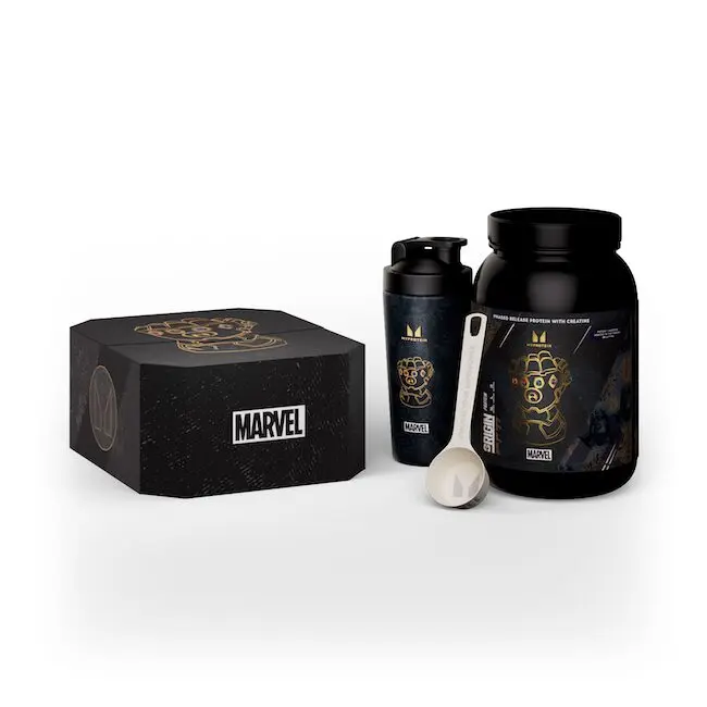 アイアンマンとサノス、マイプロテインからマーベル限定ボックス発売