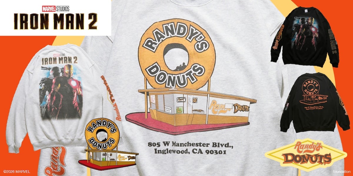 アイアンマン2』ドーナツ食べるシーンがTシャツとスウェットに