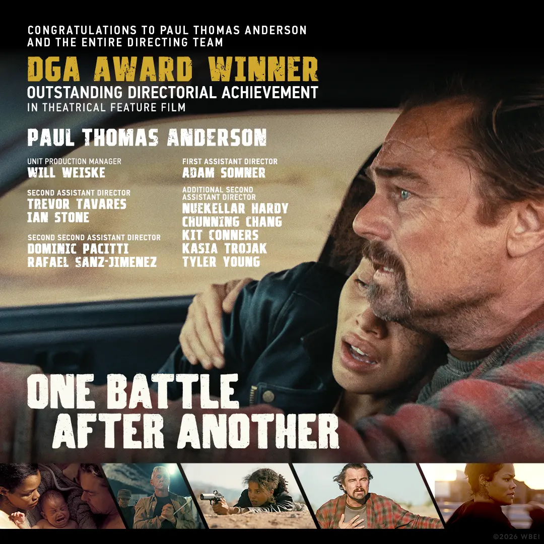 ワンバトルアフターアナザー　映画　ポスター　B1サイズ ワン・バトル・アフター・アナザー』日本凱旋上映直前、特別映像＆新